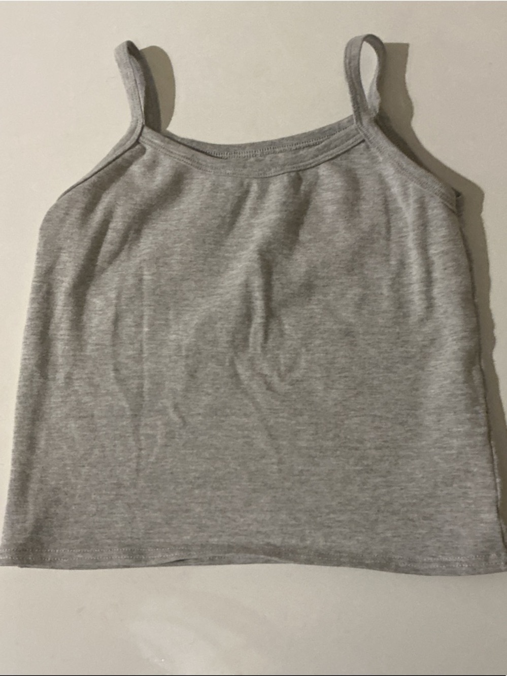 Basic Grey Tank Top Cami